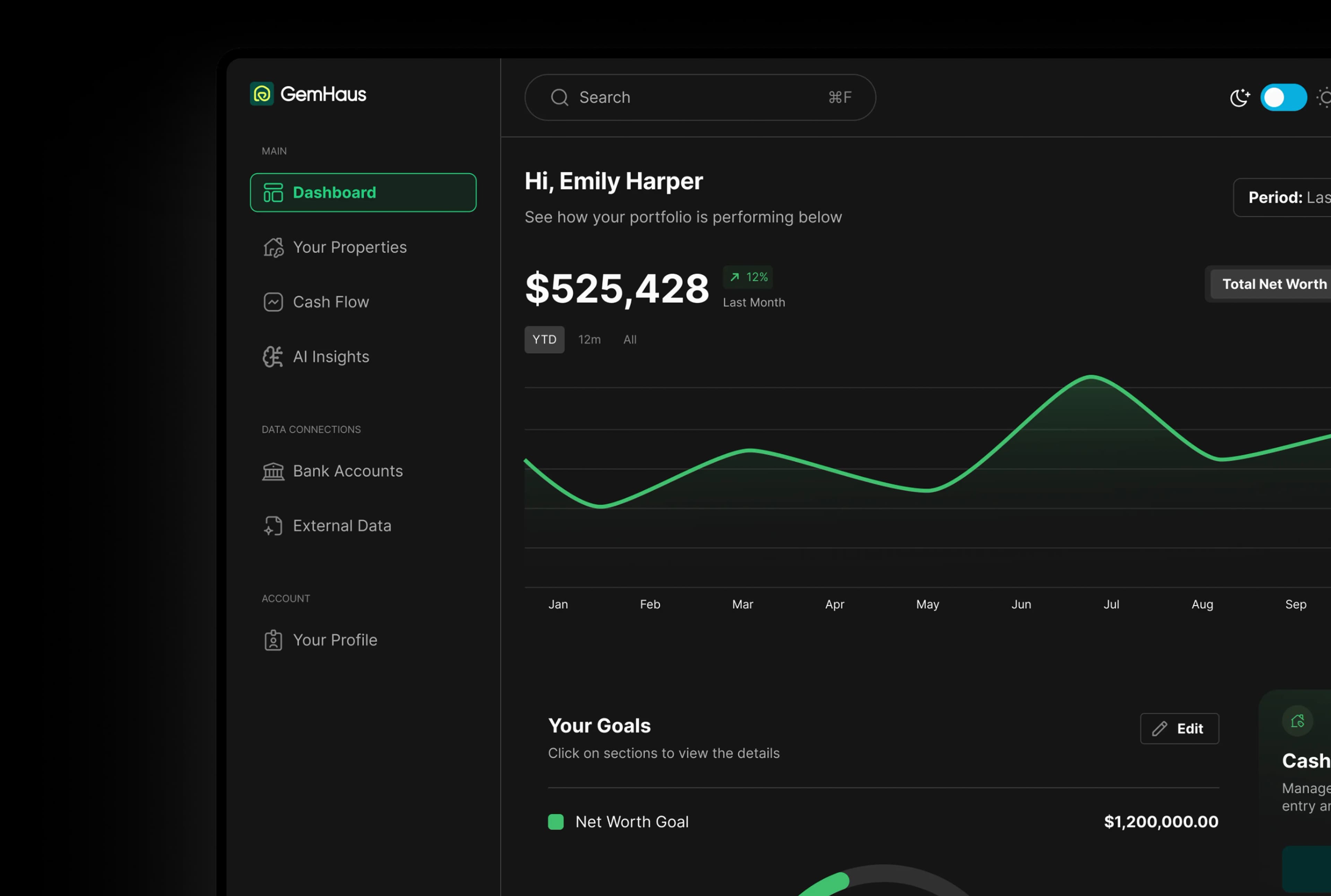 Desktop Application View